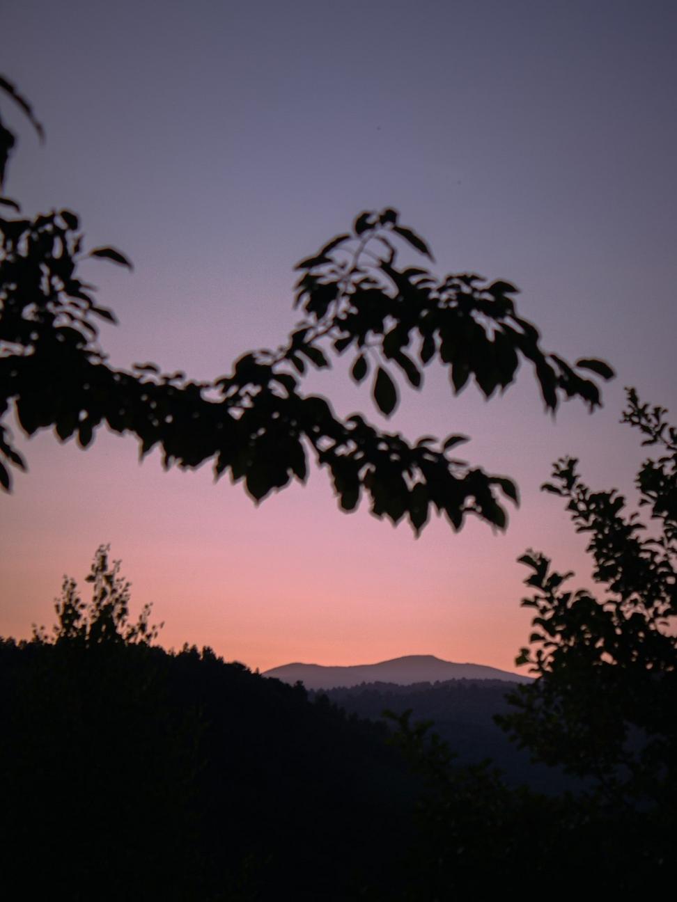 Hotel at dusk