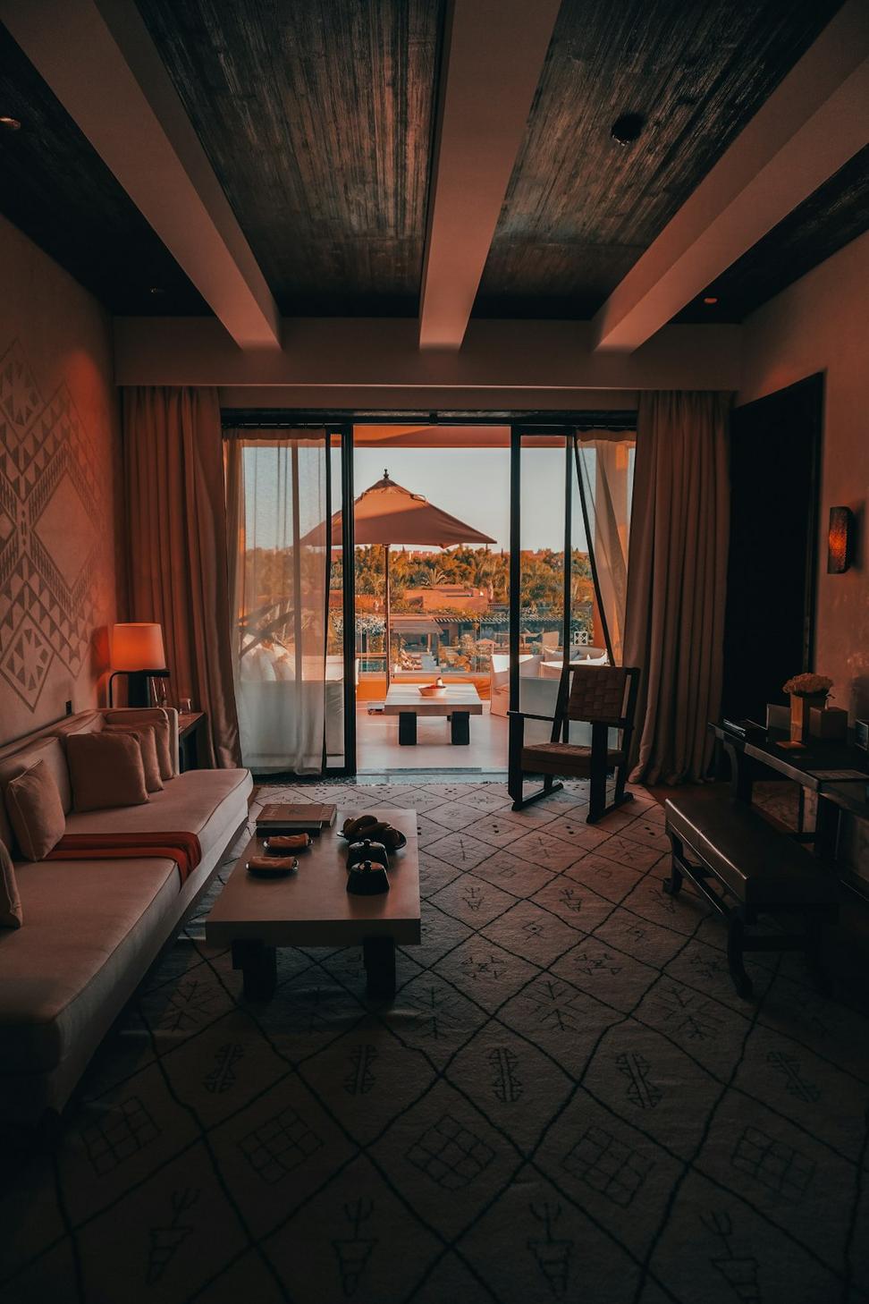 Luxury suite interior